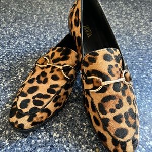 Zara Leopard Women’s Loafers